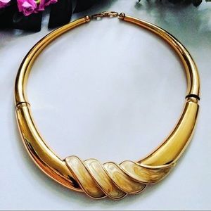 1980’s Vintage Napier Enamel Swirl Necklace